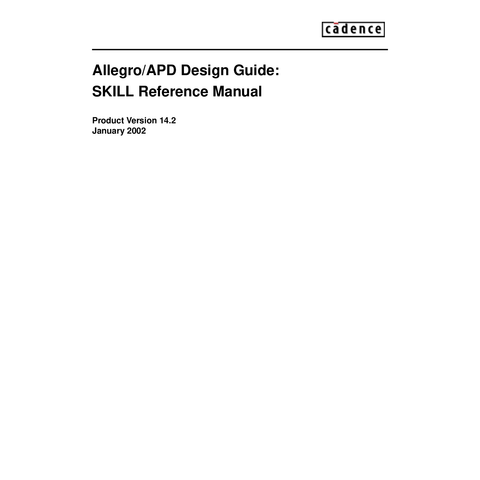 Allegro-APD设计指南之SKILL语言参考手册