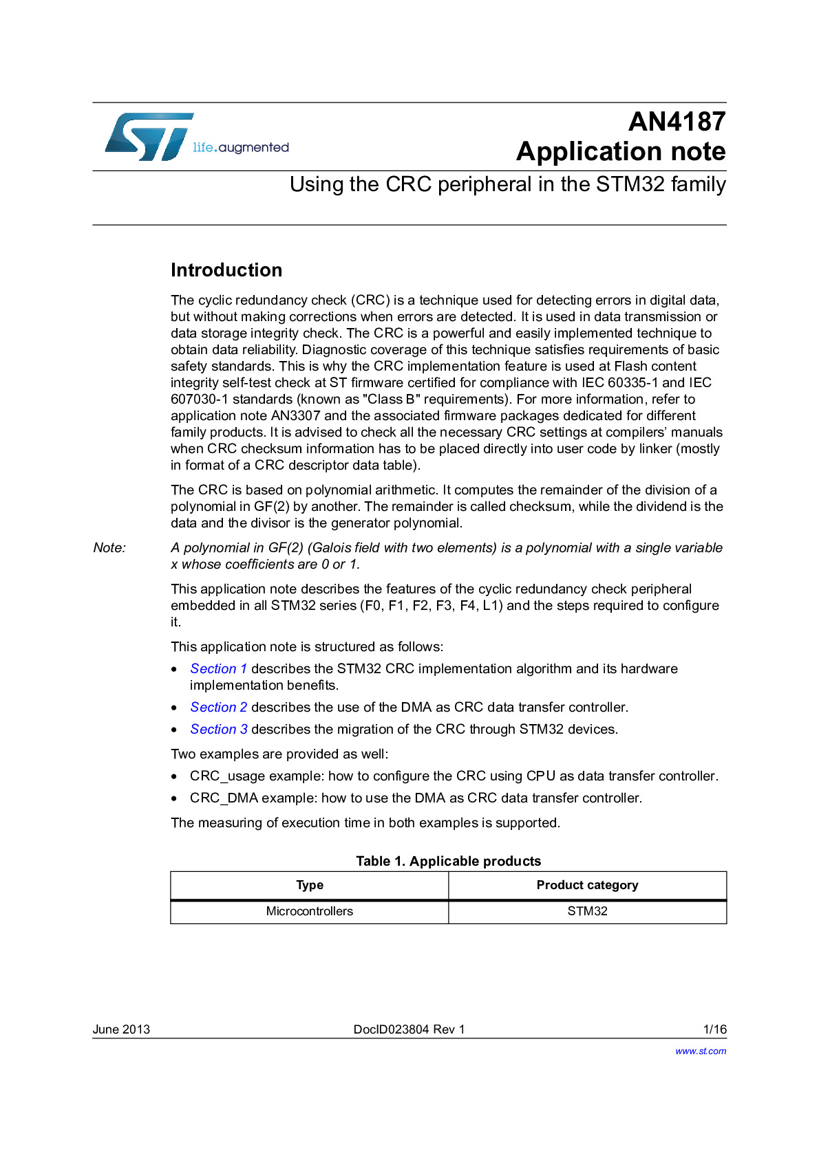 STM32单片机CRC应用指南