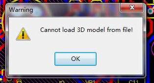 AD中如何解决Can not load 3D model错误？