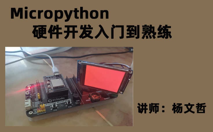 Micropython 硬件开发入门到熟练