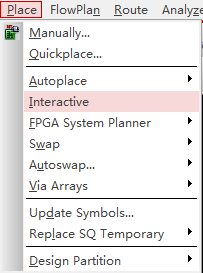 【Allegro软件操作实战90问解析】第13问 Allegro软件Place菜单下的每个命令的具体含义是什么呢？