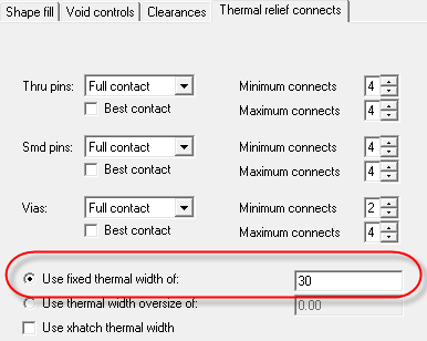 【Allegro软件PCB设计120问解析】第69问 如何设置花焊盘连接时，铜皮与焊盘连接的宽度？