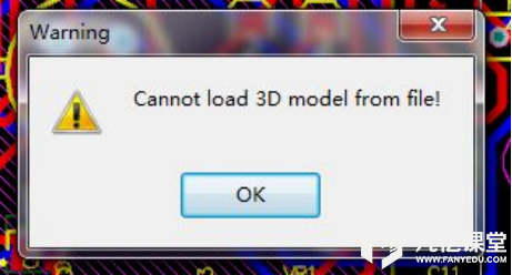 AD中Can not load 3D model错误的解决方法