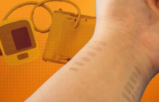 ​科学家研发石墨烯电子纹身，可长期监测血压