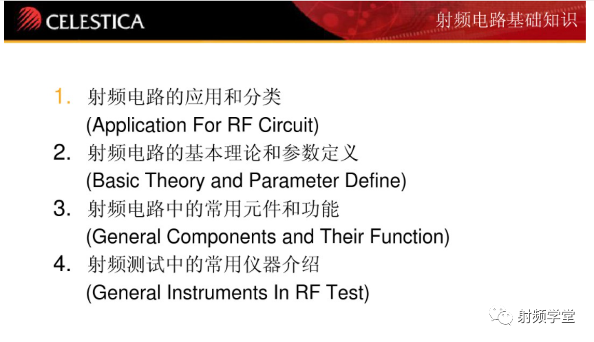 PPT：射频电路基础知识