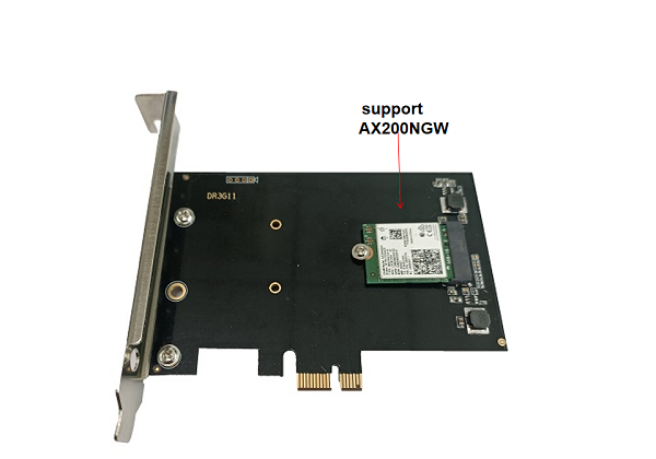 Wallys/1 x M.2 Card,QCN9074,AX200NGW  Adapter Card support DR9074-6E 