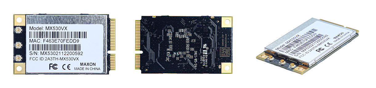 MAXON MX530VX Dual-Band 2GHz & 5GHz 3x3 MIMO 802.11ac wifi module