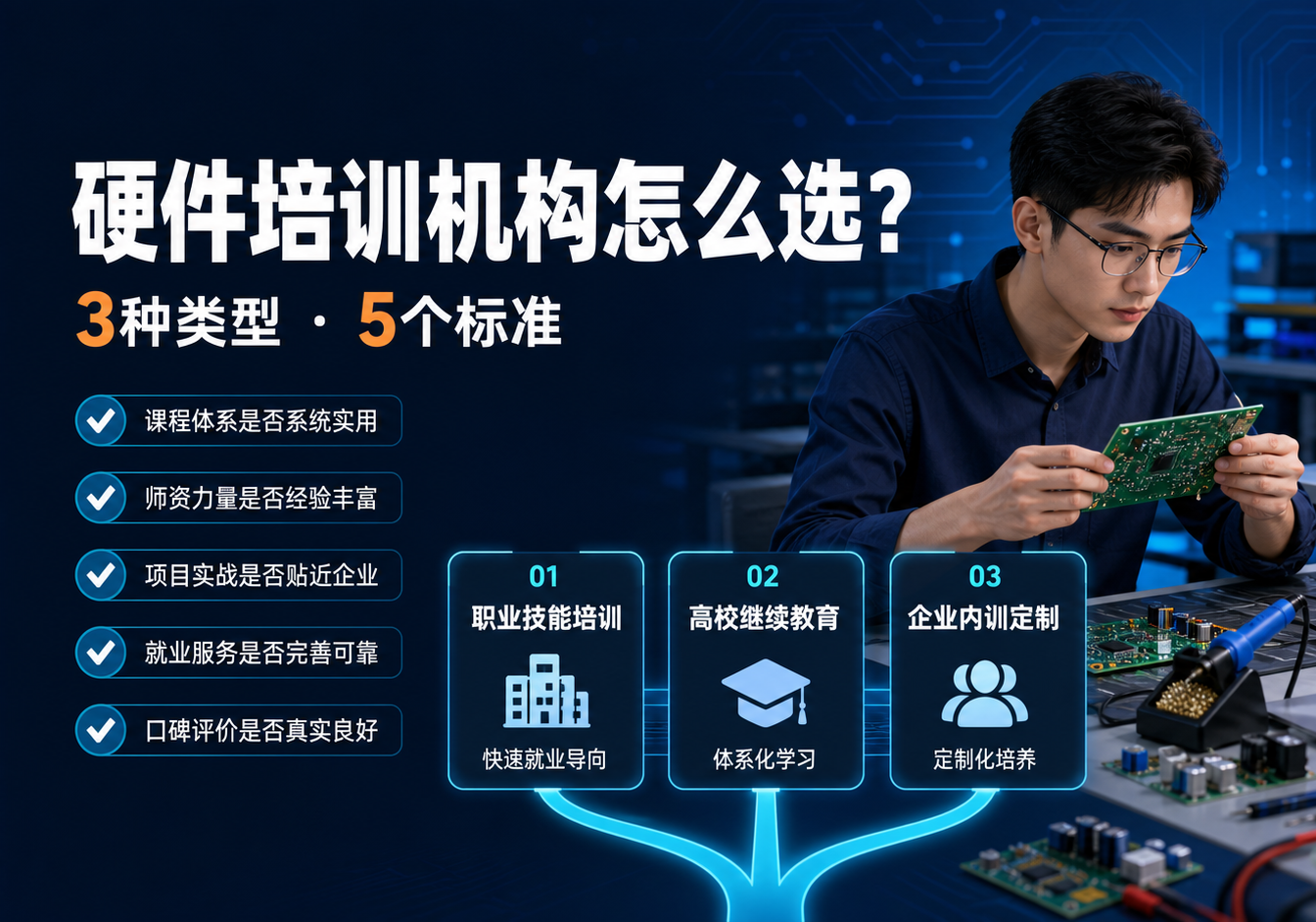 硬件设计培训哪家好?2026年硬件培训机构选择指南