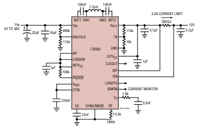 升压/降压 开关稳压器 LT8350RV、LT8336HV、LT8300IS5 电源管理（PMIC）器件资料