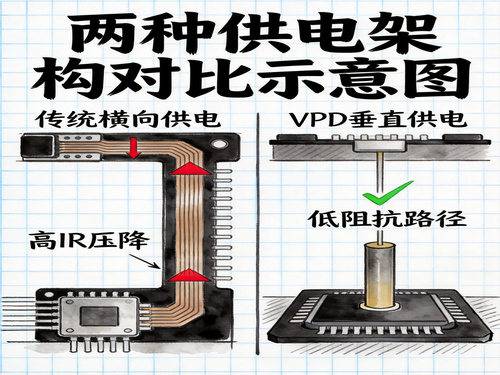 AI芯片吃电太猛?横向供电扛不住了,VPD垂直供电来了