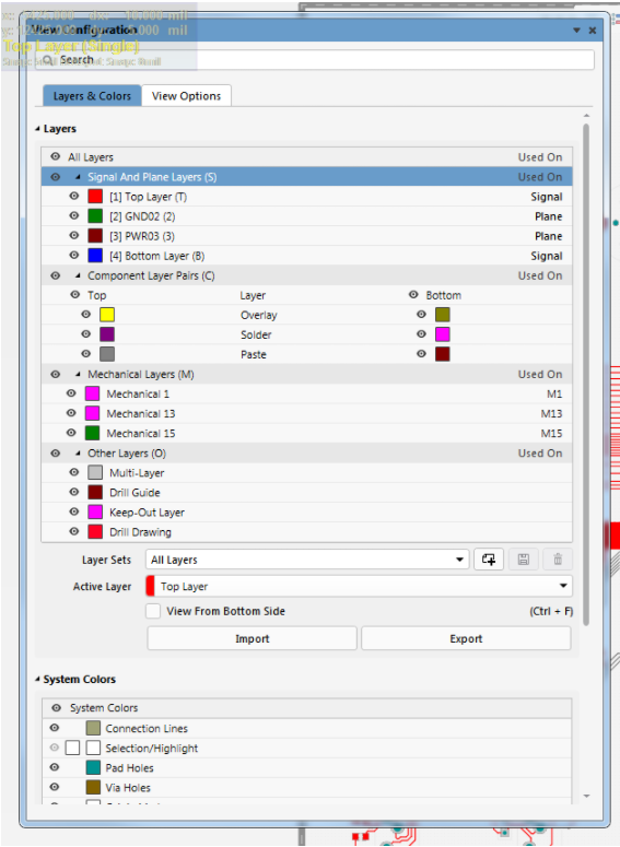 Altium Designer软件中如何更改设计区的颜色