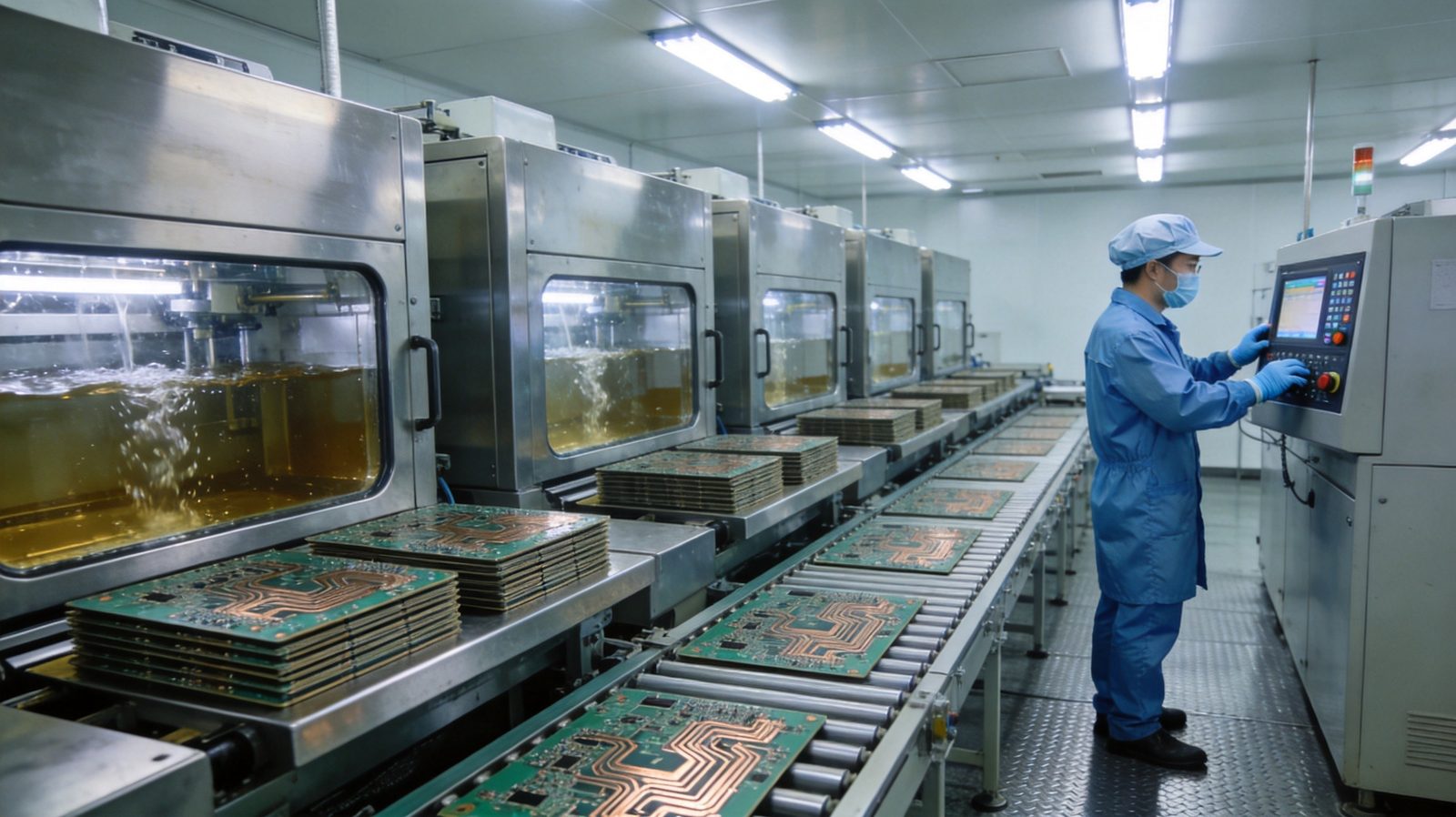 凡亿电路PCB制板工厂车间