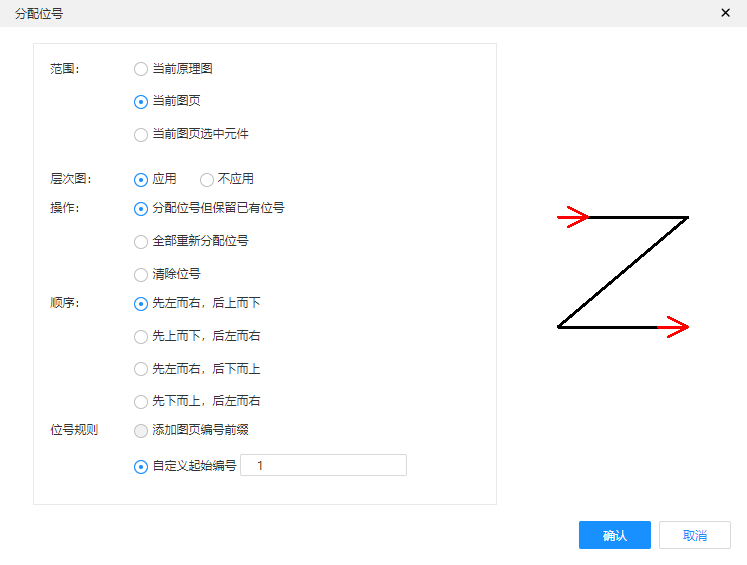 图4-48编号编辑对话框
