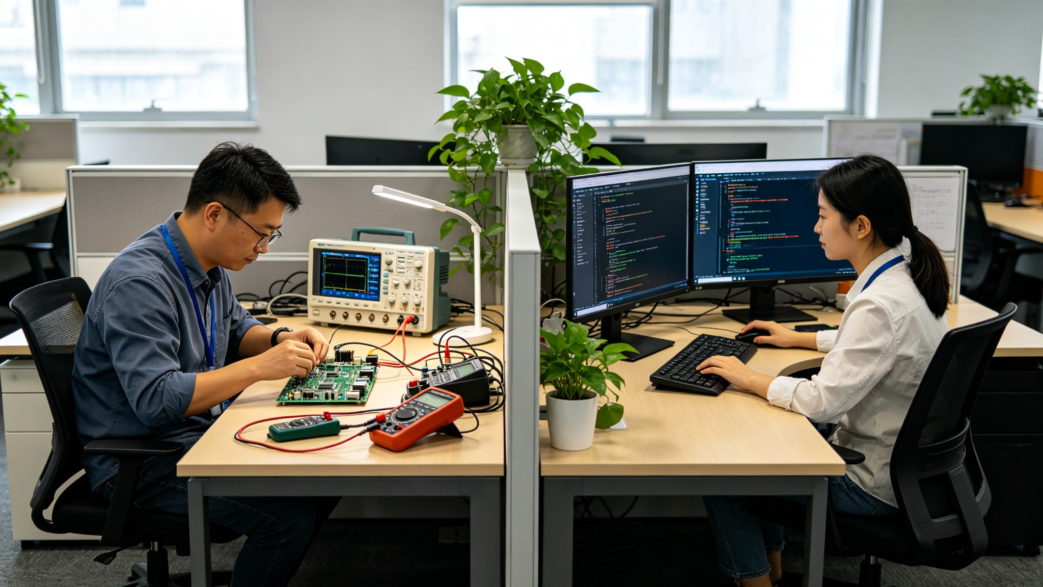 凡亿电路电路方案开发服务凡亿电路硬件工程师与软件工程师协作办公
