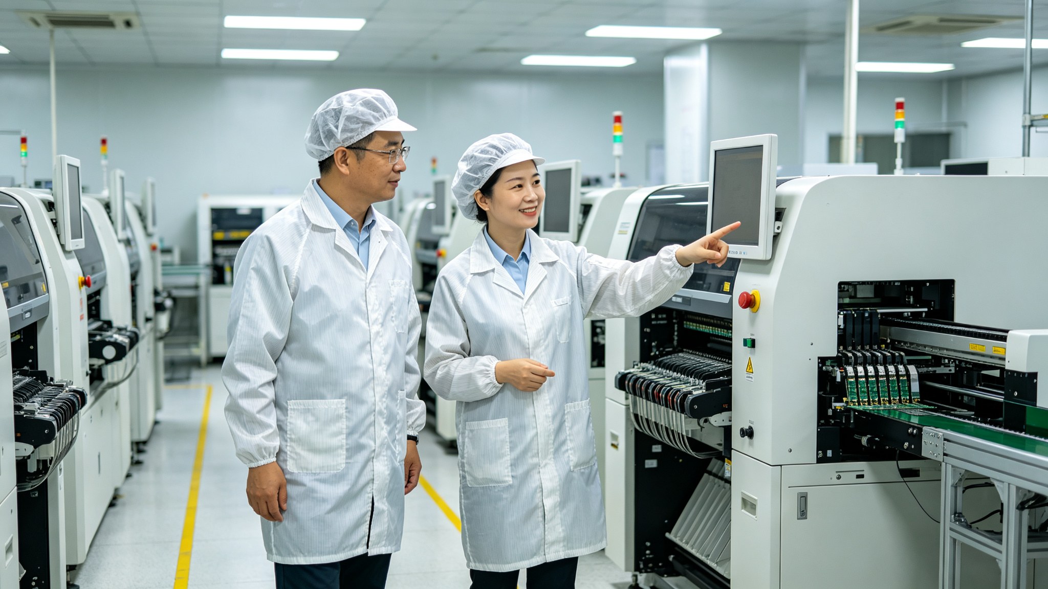 凡亿电路SMT贴片服务客户参观凡亿电路SMT贴片车间