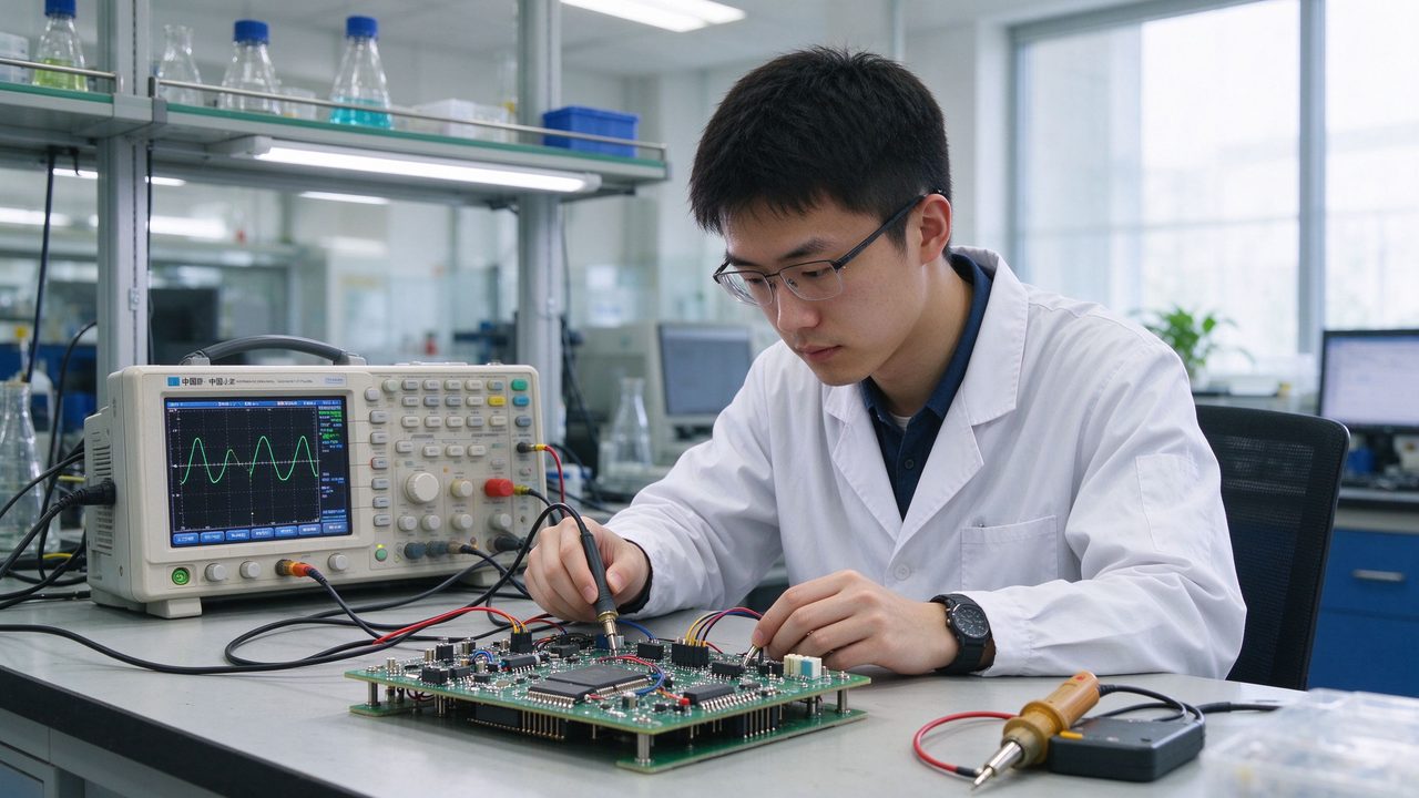 硬件工程师项目经验怎么积累 学员调试自己完成的硬件项目