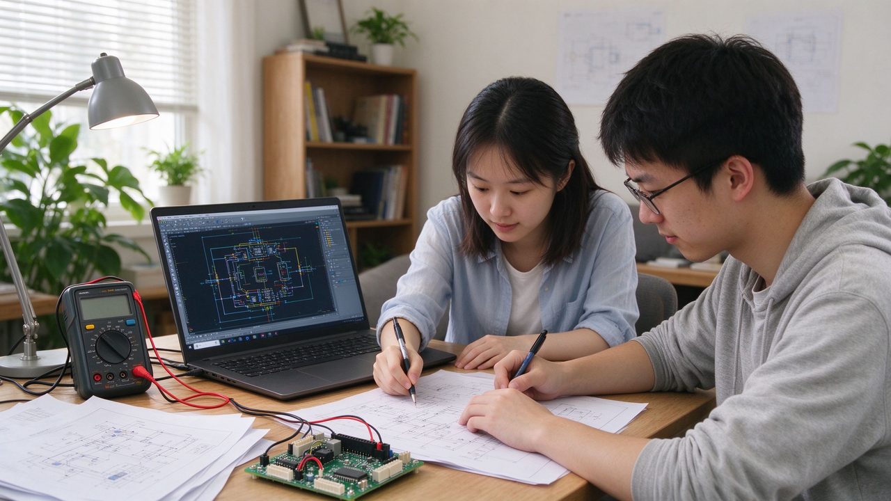 零基础学硬件项目 学员对照原理图学习设计
