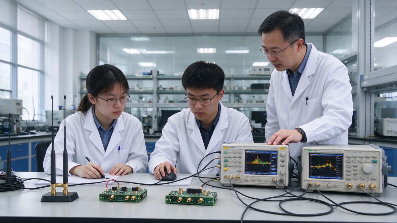 零基础学射频工具 学员学习使用射频测试仪器
