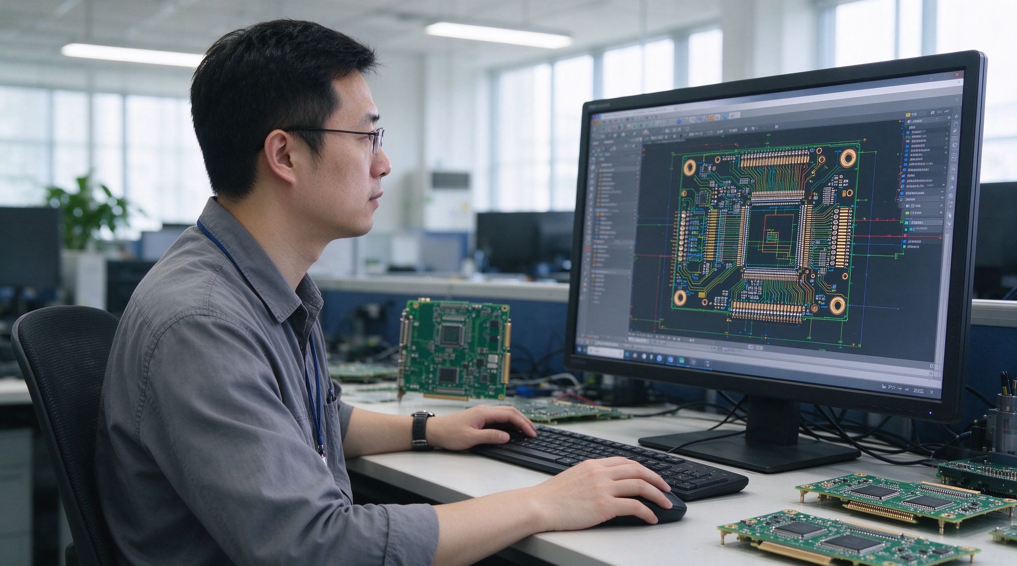 凡亿电路PCB设计服务凡亿电路PCB设计工程师专注进行电路板设计