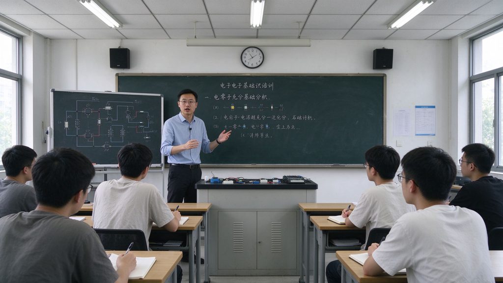 硬件调试培训推荐教学场景示意，历史素材非本期课堂实拍