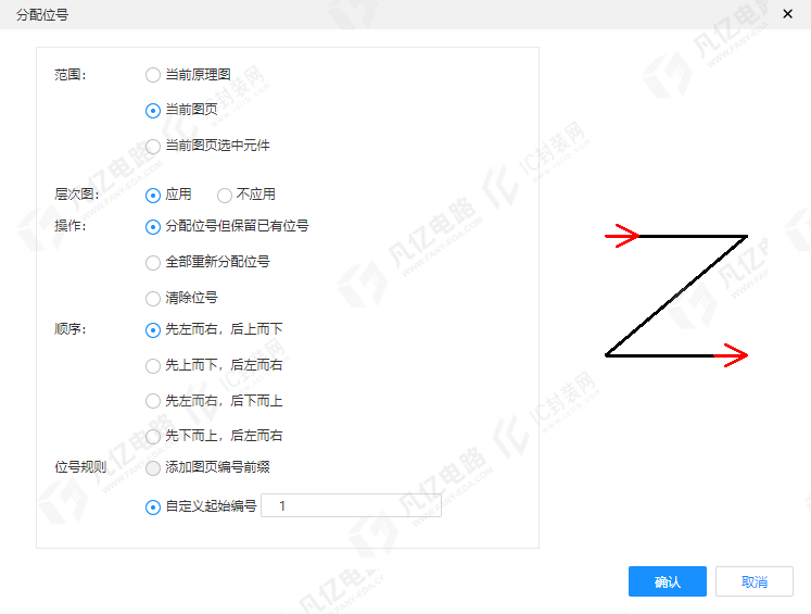 图5-1编号编辑对话框