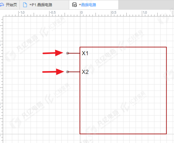 图6-5引脚的放置及属性修改