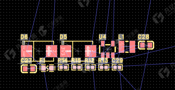 图5-3 元件的框选排列